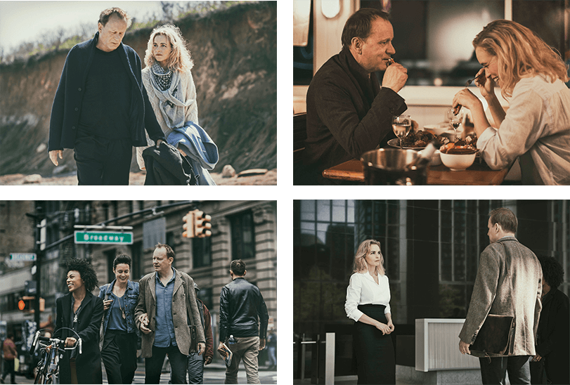 男と女、モントーク岬で 映像