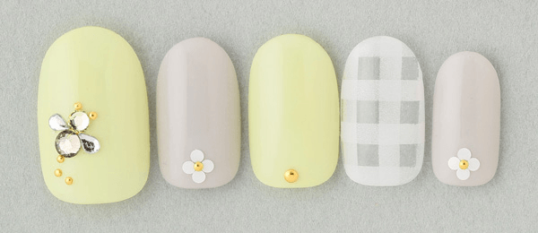 Spring gingham check(中西 優奈) | ネイルサロンtricia（トリシア）銀座店