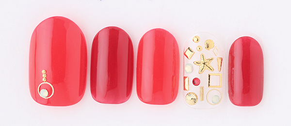 Red×studs(tricia) | ネイルサロンtricia（トリシア）